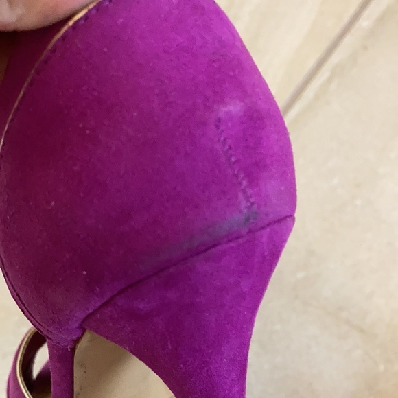 Dancing💃🏽Going Out Shoes 👠 High Heel Sandals 👡💗💜 - 7.5 Good used condition - Picture 11 of 16